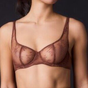 Journelle Romy Demi Bra in Pecan (Brown) 34G